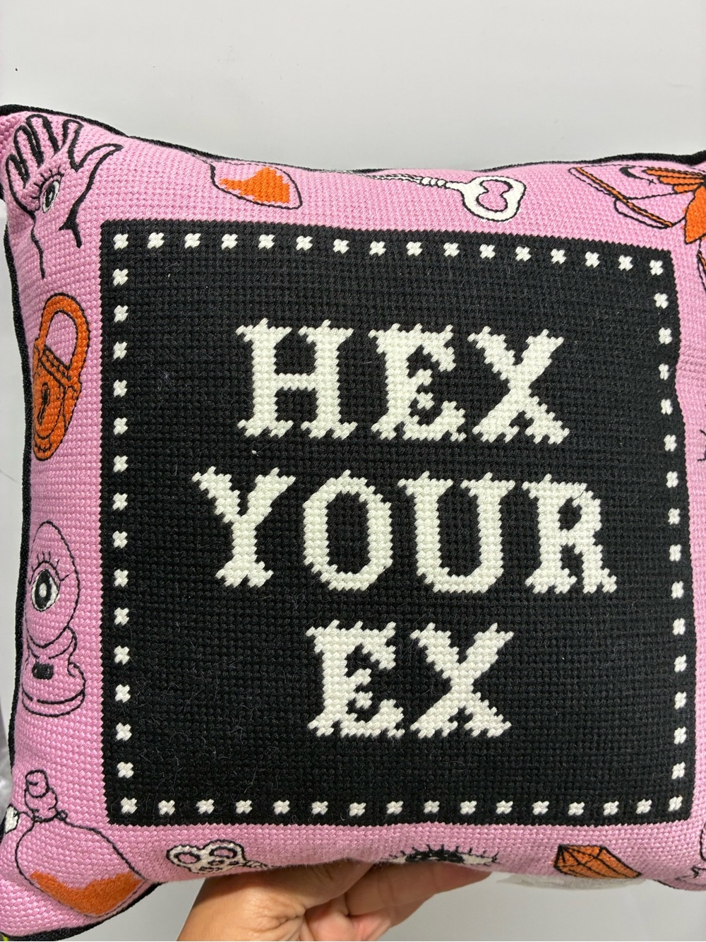 “Hex your Ex” celestial pillow